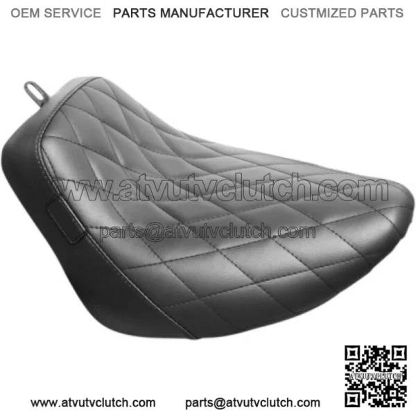 Le Pera Bare Bones Diamond Black Vinyl Solo Seat Harley 18+ Softail FXLR FLSB M8 (For: Harley-Davidson)
