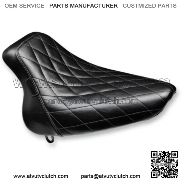 Le Pera LePera Bare Bones Barebones Diamond Vinyl Solo Seat Harley Softail 00-07 (For: Harley-Davidson)