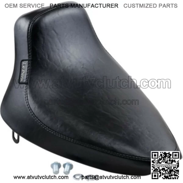 Le Pera Silhouette Smooth Black Vinyl Solo Seat Harley 1984-99 Softail FXST FLST (For: Harley-Davidson)