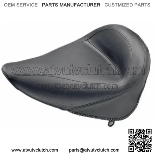 Brand New Mustang Vintage Solo Seat Plain Black 2000-2006 Harley Softail 75086 (For: Harley-Davidson)
