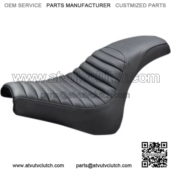 Saddlemen Black Profiler Tuck N Roll 2 Up Seat Harley 18+ Softail Fat Bob FXFB (For: Harley-Davidson)