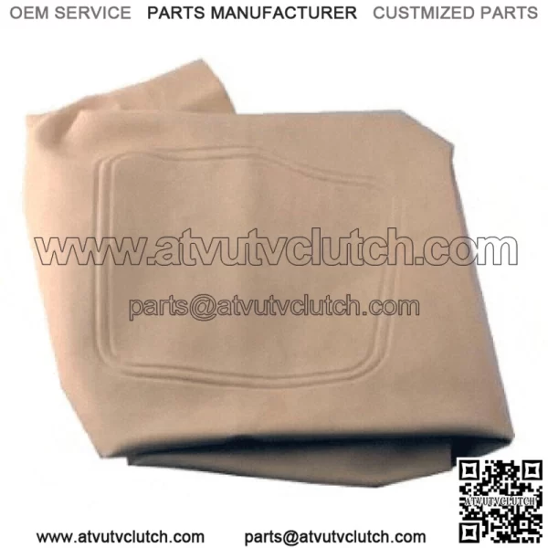 Club Car Precedent Golf Cart Front Seat Cover - Buff Seat Bottom