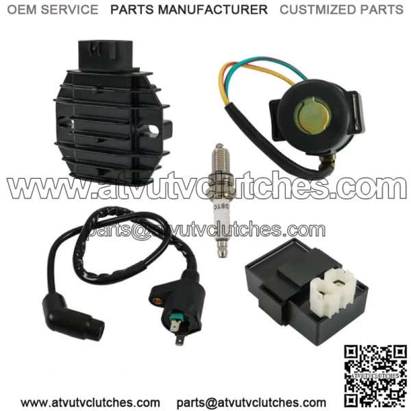 CDI Ignition Coil Rectifier Relay Kit for Honda Recon 250 TRX250 TE/TM 1997-2004