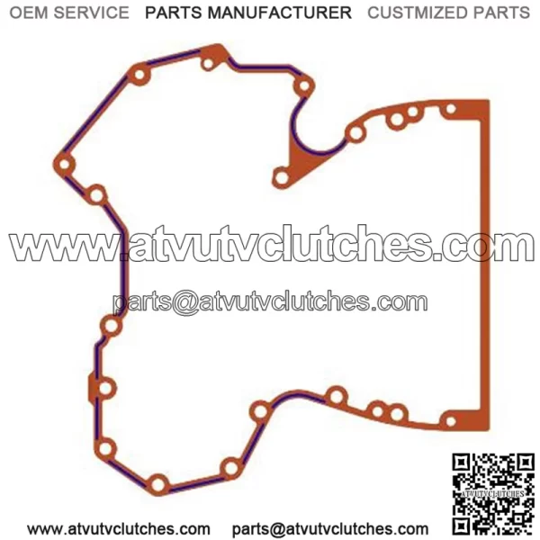 Engine Timing Gear Cover Gasket - Image 2