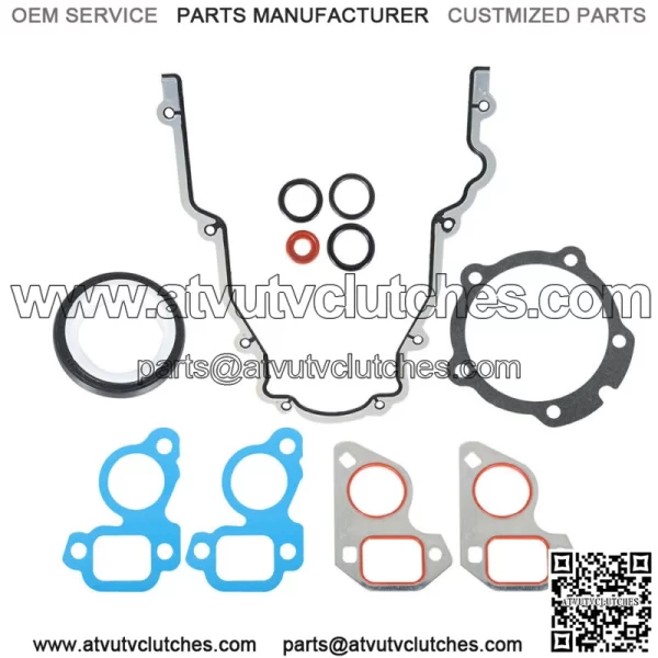 For GM Chevy LS Vortec 4.8 5.3 5.7 6 Front Timing Cover Gasket Set LS1 LS2 LS3