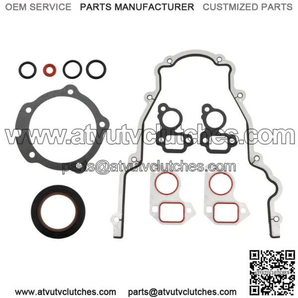 Timing Chain Cover W/ Water Pump Gaskets & Main Seal For GM LS1 4.8L 5.3L 5.7L