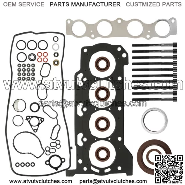 Head Gasket With Bolts Set For 2010-2015 Toyota Prius V Lexus CT200h 1.8L 2ZRFXE