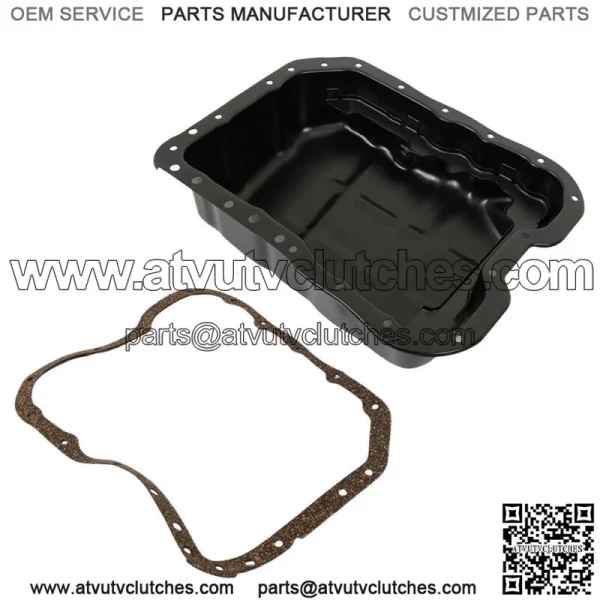 Engine Oil Pan & Gasket For 2005-2016 Chrysler Dodge Hyundai Jeep Kia 2.0L 2.4L