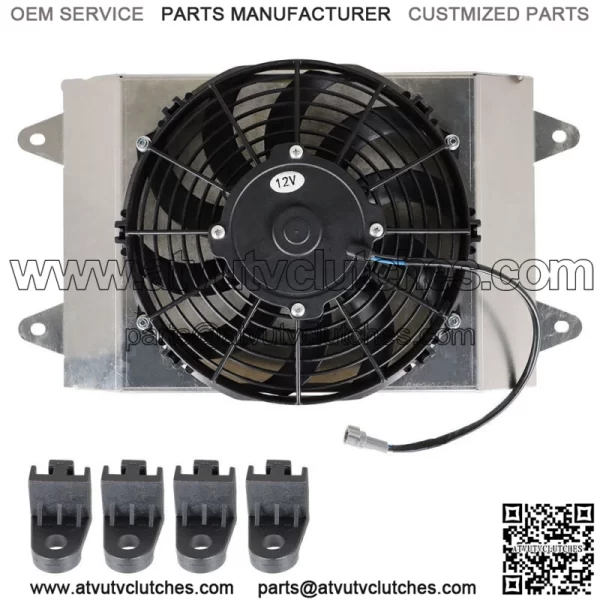 Radiator Cooling Fan Assembly FOR YAMAHA WOLVERINE YXE70 2016 2017 2018