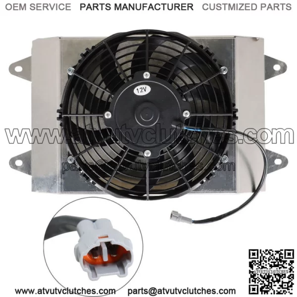 Radiator Cooling Fan Assembly FOR YAMAHA WOLVERINE YXE70 2016 2017 2018 - Image 3