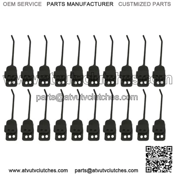 20 Pc. Left Hand Rubber Rake Teeth Set Fits New Holland 216 258 259 850613 65668