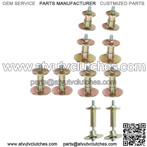 For 1978-1979 Ford Bronco 6-103 Body Mount Hardware 40 Piece Kit - Image 2