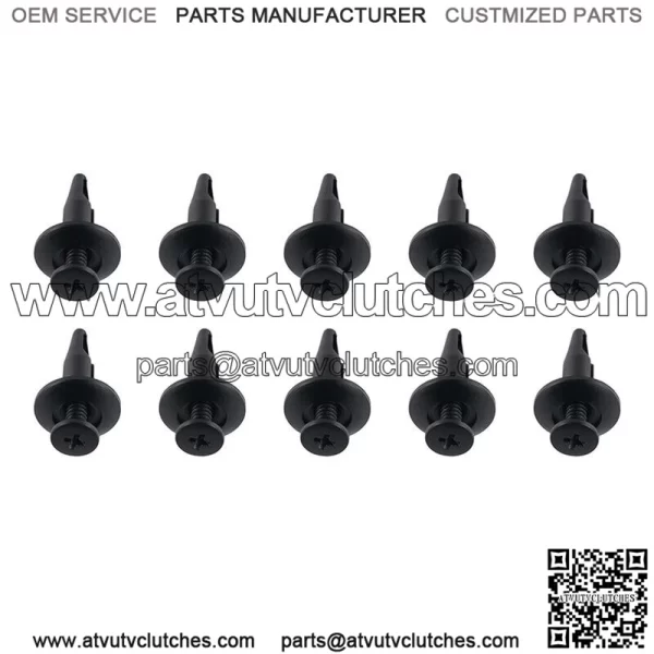 Fit For Yamaha Viking EPS/VIEPS/Ranch Edition 6mm Plastic Fender Rivets Clip Pin (Fits: Yamaha Rhino 660)