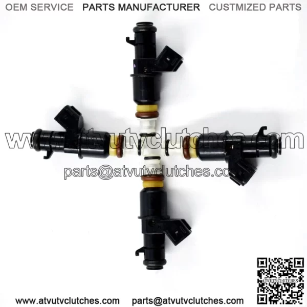 16450-PPA-A01 4 x Fuel Injector Fit For 2002-2004 Honda CRV CR-V 2.4L L4 - Image 2