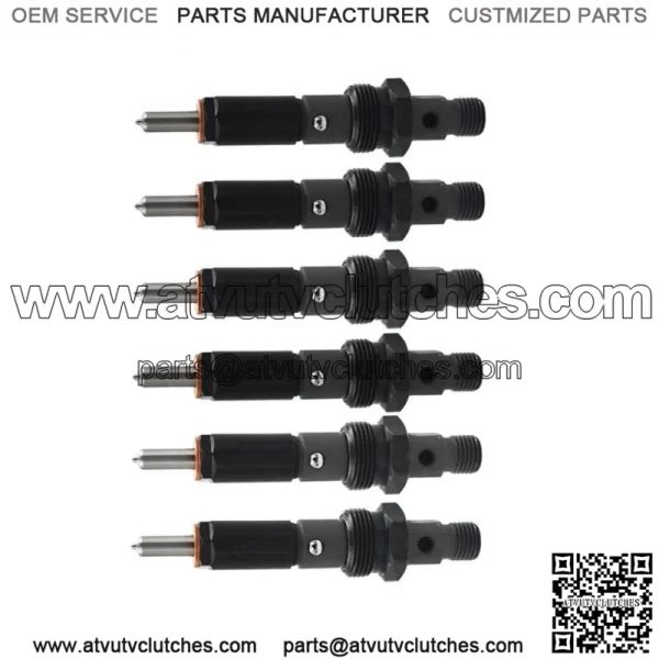Diesel Fuel Injector Set for 94-98 Dodge Cummins 40-60 HP M14 145 6*14  5.9L