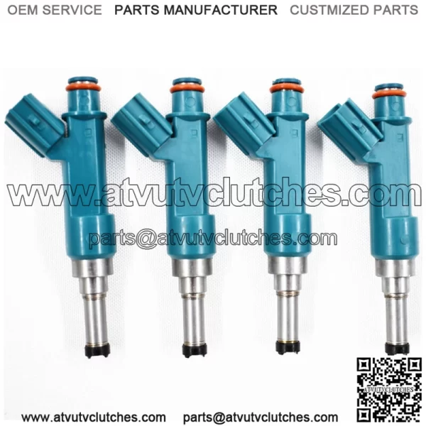 23250-37020 Set Of 4 Fuel Injectors Fit For 2011 Lexus CT200h 1.8L 4-Door - Image 2