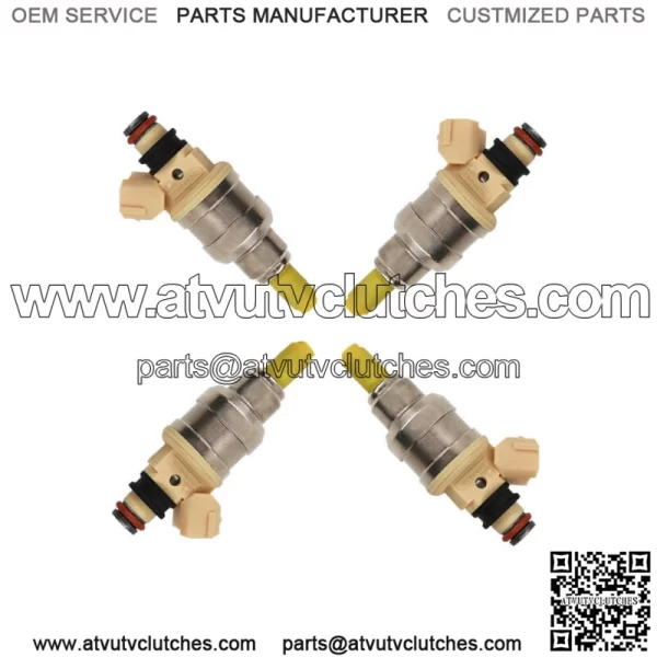 INP-470 4 Pcs Upgraded Fuel Injectors For 1998 Chevrolet Tracker 1.6L 2/4-Door - Image 2