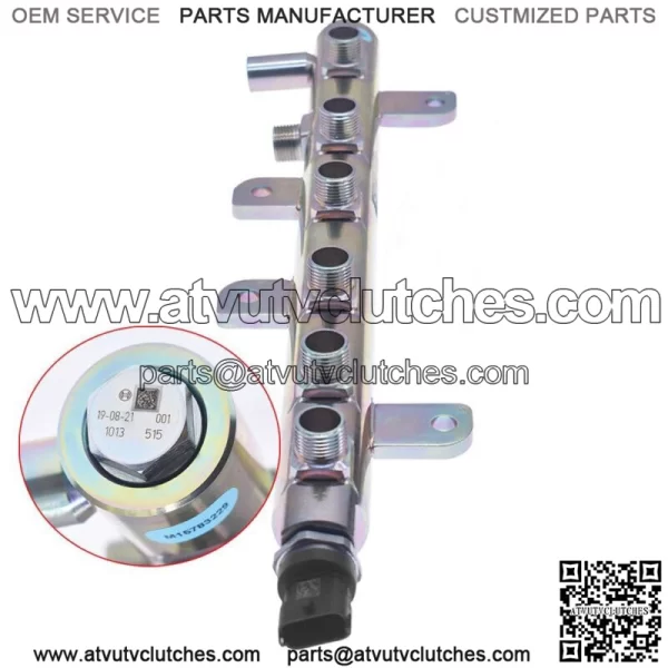 Fuel Rail with Sensor For 2007-2012 Dodge Ram 6.7L Cummins Diesel 0445226044