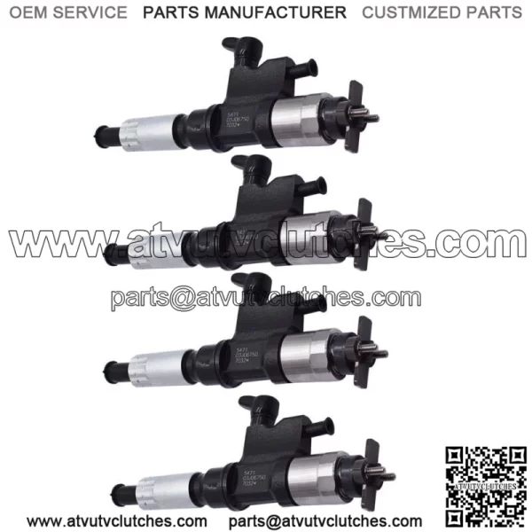 4* Fuel Injector 4HK1 fit for Isuzu NPR NPR-HD Diesel 2001-2007 095000-5471