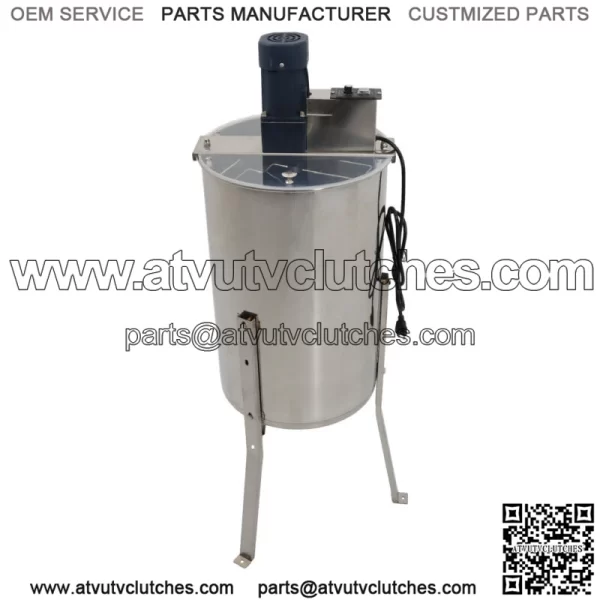 Electric Honey Extractor Stainless Steel Power Beekeeping Extractor 2/4 Frames - Image 3