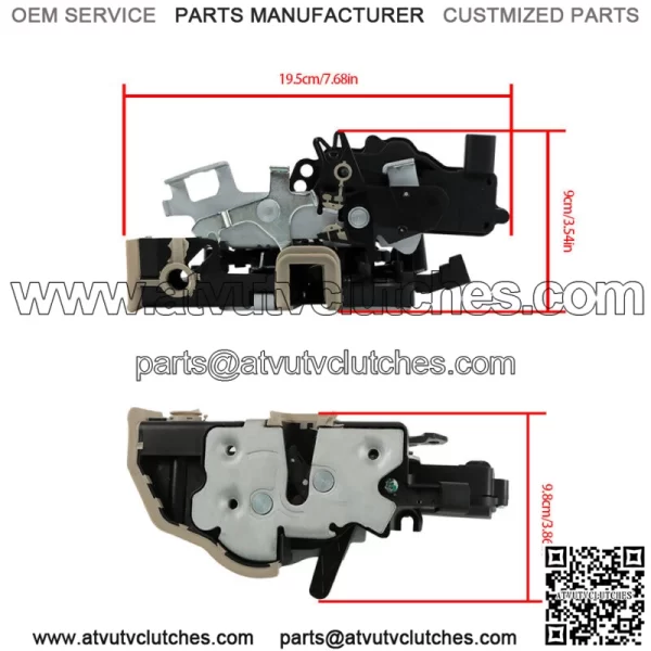 Door Lock Actuators Front Driver Left Side For 2018-2020 Truck Hand Ford F150 - Image 4