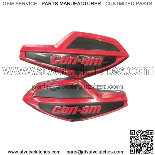 Can-Am Viper Red Handlebar Wind Deflector Pair 715006118
