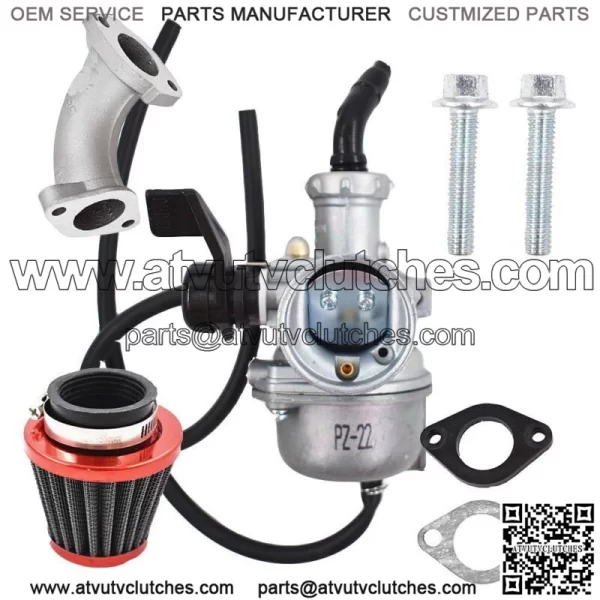 PZ22 Carb 22mm Carburetor For Pit Dirt Trail Bike Go Kart ATV Quad 110cc 125cc
