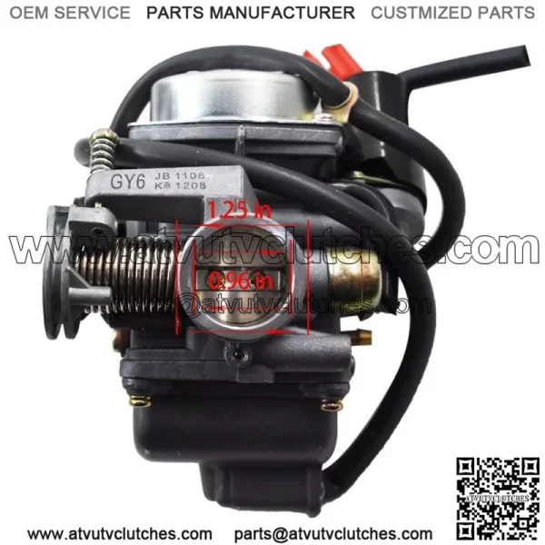 GY6 150 CC SCOOTER Moped Carburetor CARB For ATV Gokart Roketa Taotao Sunl Tank