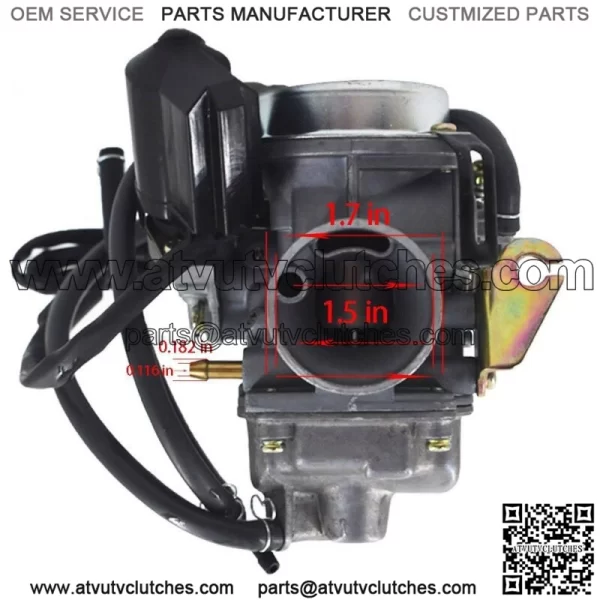 GY6 150 CC SCOOTER Moped Carburetor CARB For ATV Gokart Roketa Taotao Sunl Tank - Image 4