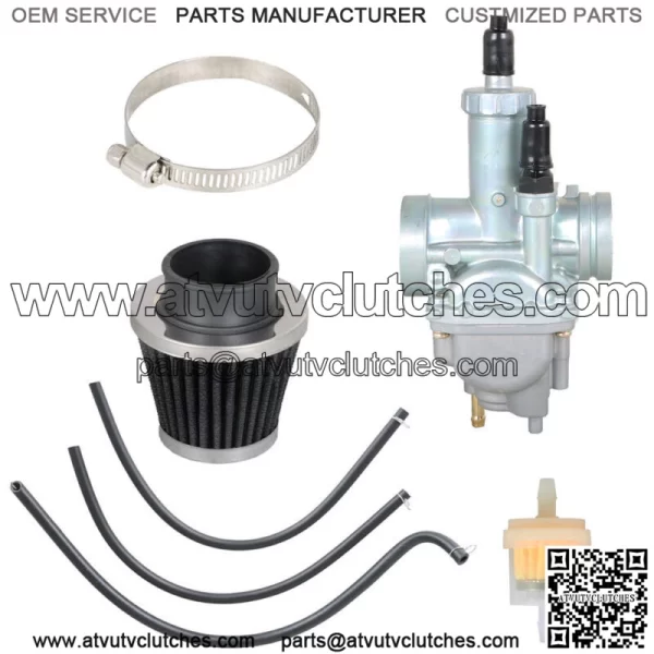 Carburetor & Air Filter For Kawasaki Bayou 250 KLF250A Bayou 220 KLF220A - Image 2