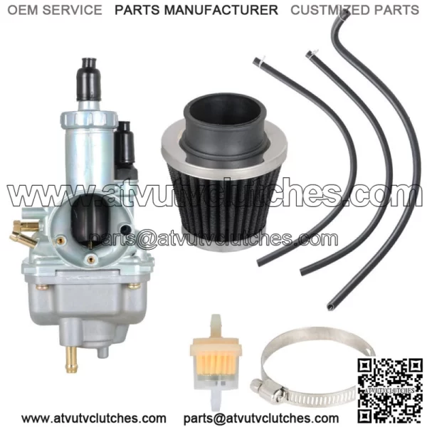 Carburetor & Air Filter For Kawasaki Bayou 250 KLF250A Bayou 220 KLF220A - Image 3