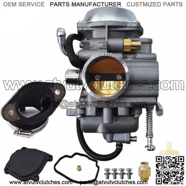 Carburetor W/ Intake Boot Manifold for Polaris ATP 330 Ranger 400 Sportsman 450 - Image 3