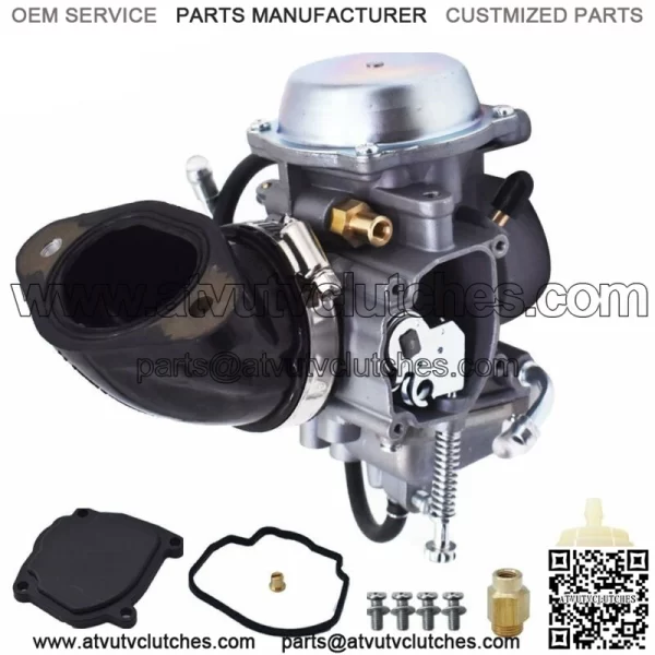 Carburetor W/ Intake Boot Manifold for Polaris ATP 330 Ranger 400 Sportsman 450 - Image 4