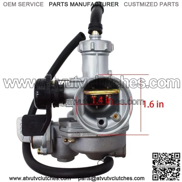 Carburetor & Throttle Cable, Handle Bar, Air Filter For Honda CT90 CT110 Carb - Image 2