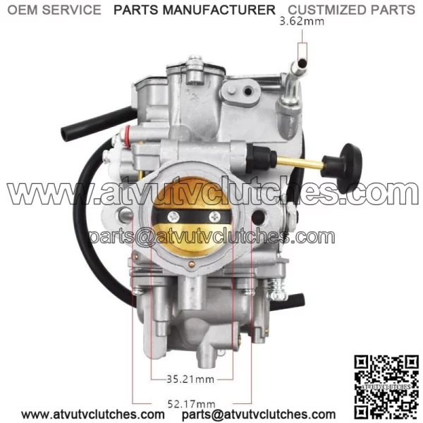 Carburetor Intake For Yamaha Warrior 350 YFM 350 Yfm350 1987-2004 Atv Quad Carb - Image 5