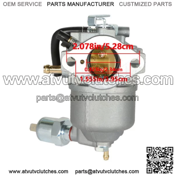 W/ Solenoid Valve Carburetor For John Deere LX178 LX186 LX188 LX277 LX279 LX289 - Image 2