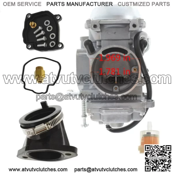 Carburetor & Intake Manifold Boot for Polaris Sportsman 400 HO 4X4 2011 - Image 2