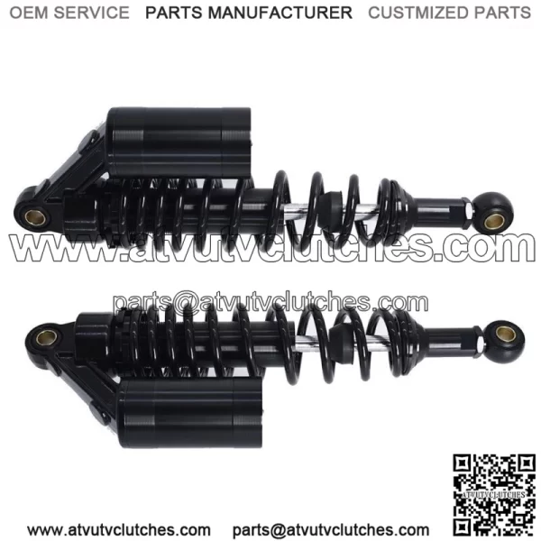 Black Pair Motorcycle Universal 12.5" 320mm Rear Shock Absorber Air Suspension - Image 4