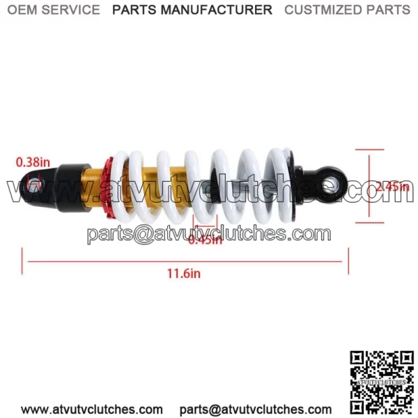 270mm 10.5" Rear Shock Absorber For Pit Bike 110cc 125cc Coolster SDG SSR 800lbs - Image 4