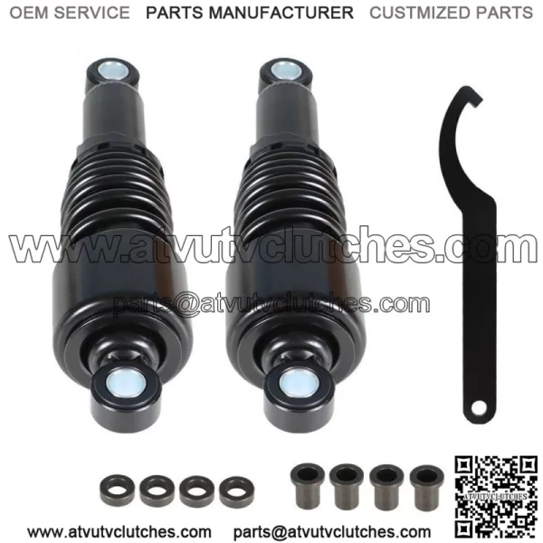 10.5" 267mm Black Rear Shocks Fit For 2004 - 2012 Sportster 1200 Custom 883 - Image 5