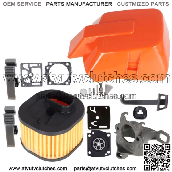 For Husqvarna Air Filter Cover Carb Kit Suitable 362 365 372 372XP Chainsaws