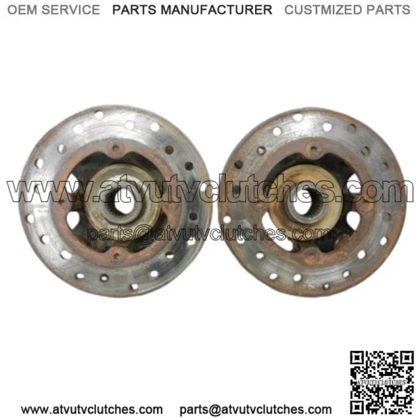 Can Am Renegade 500 800 800R Front Wheel Hubs W/ Rotors