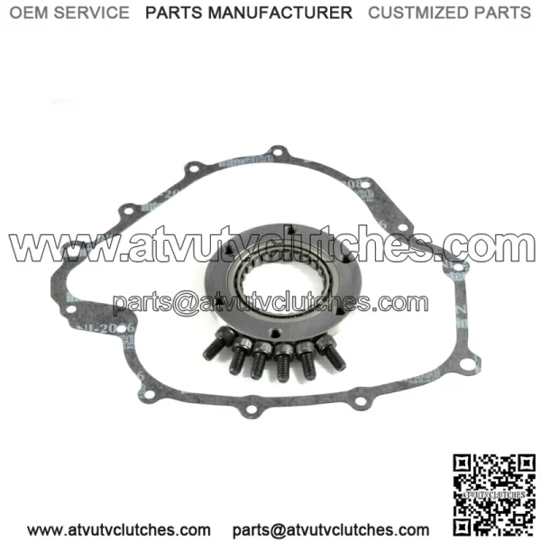 "NEW" Yamaha Grizzly 660 03~08 Rhino 660 04~07 One Way Starter Clutch & gasket (Fits: Yamaha Rhino 660)