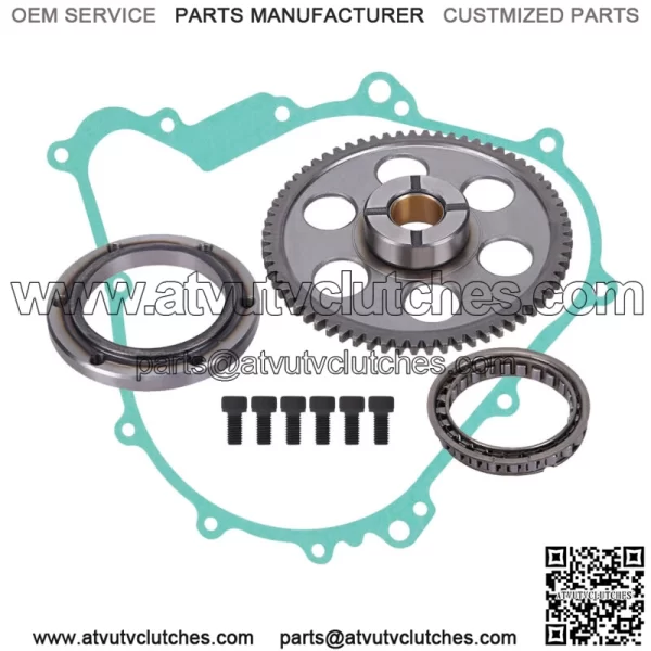 For Yamaha Grizzly 660 03-08 Rhino 660 04-07 Starter Clutch W/ Idler Gear Gasket (Fits: Yamaha Rhino 660)
