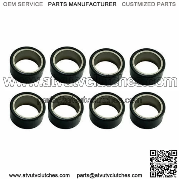 DRY CLUTCH ROLLER WEIGHTS 8 PACK FIT GRIZZLY660 02-08 NEW YAMAHA RHINO-660.04-07 (Fits: Yamaha Rhino 660)