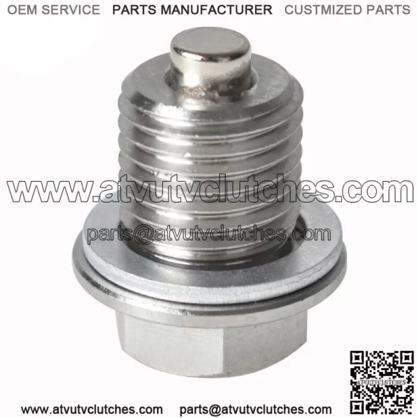 Stainless Steel Oil Drain Plug with NEODYMIUM Magnet (M14 x 1.5 MM)  New - Image 2