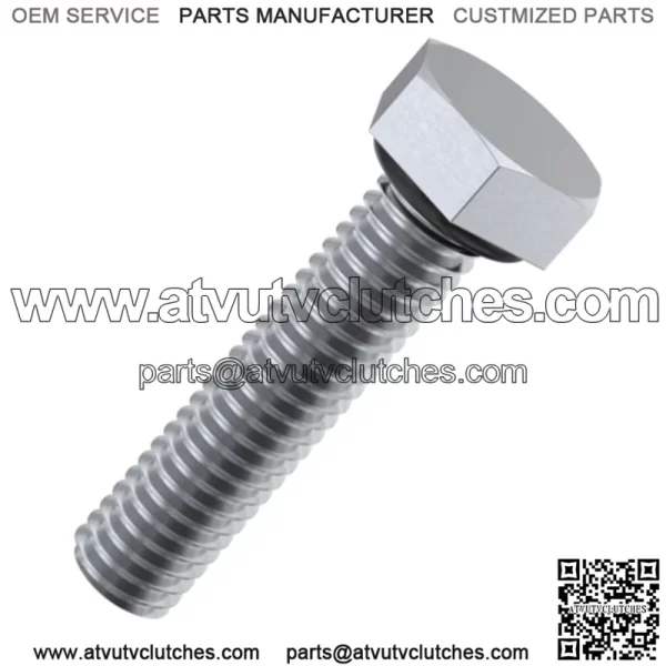 M5 x 10mm Hexagon Sealing Bolts With Buna O-Ring - Stainless Steel