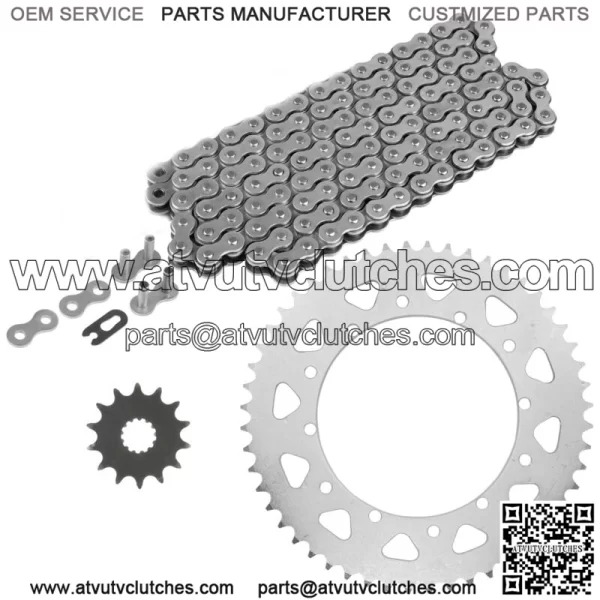 Drive Chain & Sprockets For Yamaha WR400F 1998 520 Pitch 114 Link