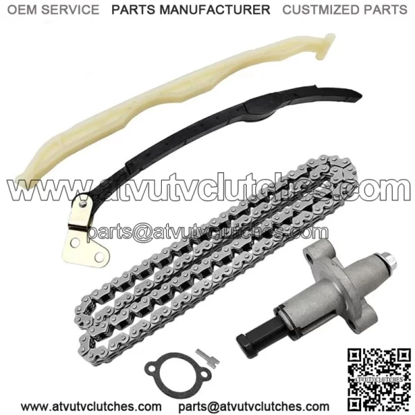 Cam Timing Chain Guides Tensioner Kit for Yamaha Rhino 660 YXR660 2004-2007 (Fits: Yamaha Rhino 660)