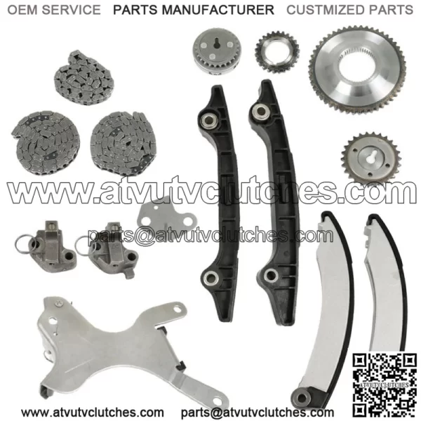 Timing Chain Kit for 04-13 Jeep Liberty Dodge Dakota Ram1500 3.7L (NGC Cam Gear)